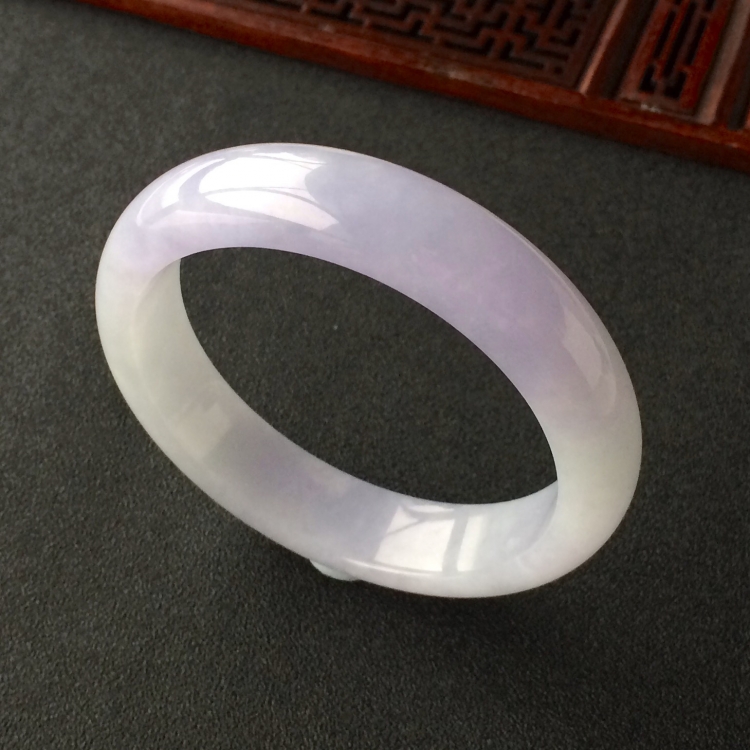 (超值推荐)糯冰种紫罗兰手镯(57.4mm)