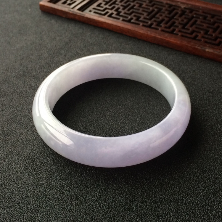 (超值推荐)糯冰种紫罗兰手镯(57.4mm)