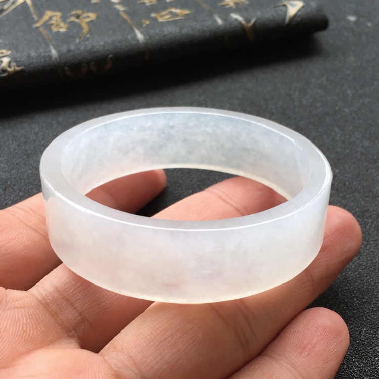 (超值推荐)冰种白色手镯(50mm)