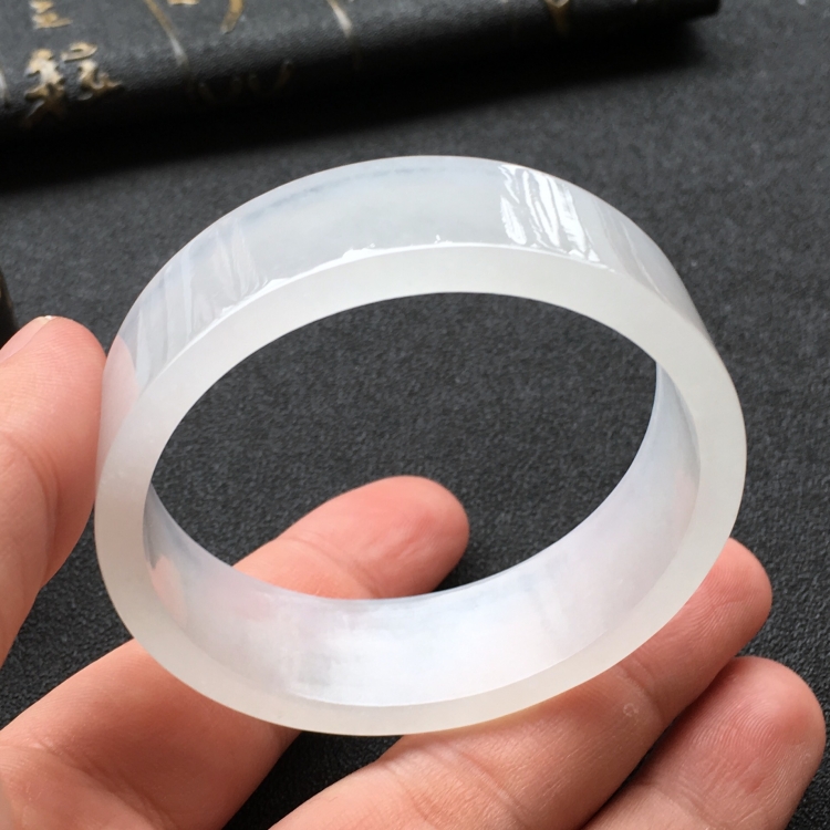 (超值推荐)冰种白色手镯(50mm)
