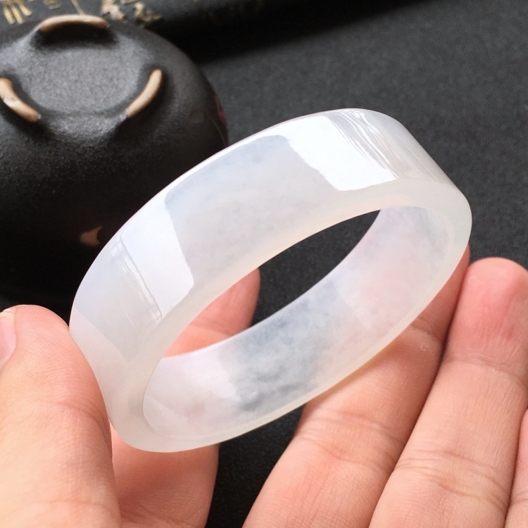 (超值推荐)冰种白色手镯(50mm)
