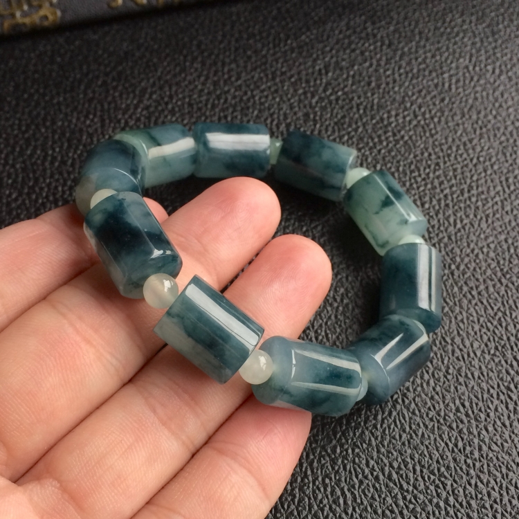 (超值推荐)糯冰种飘花路路通手链