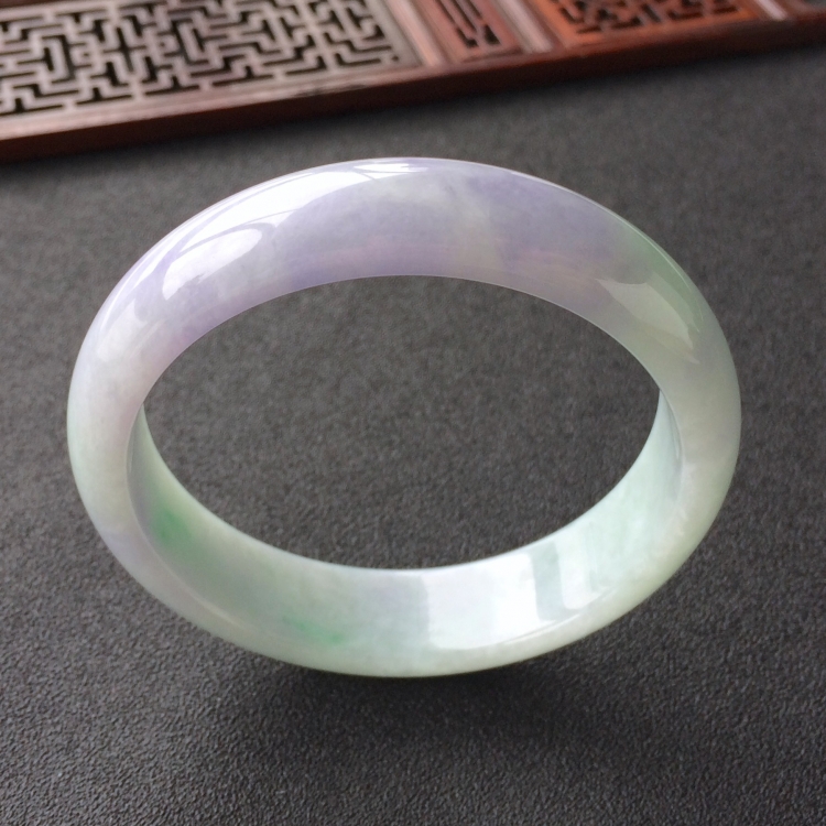(超值推荐)糯冰种晴水紫罗兰手镯(58.2mm)