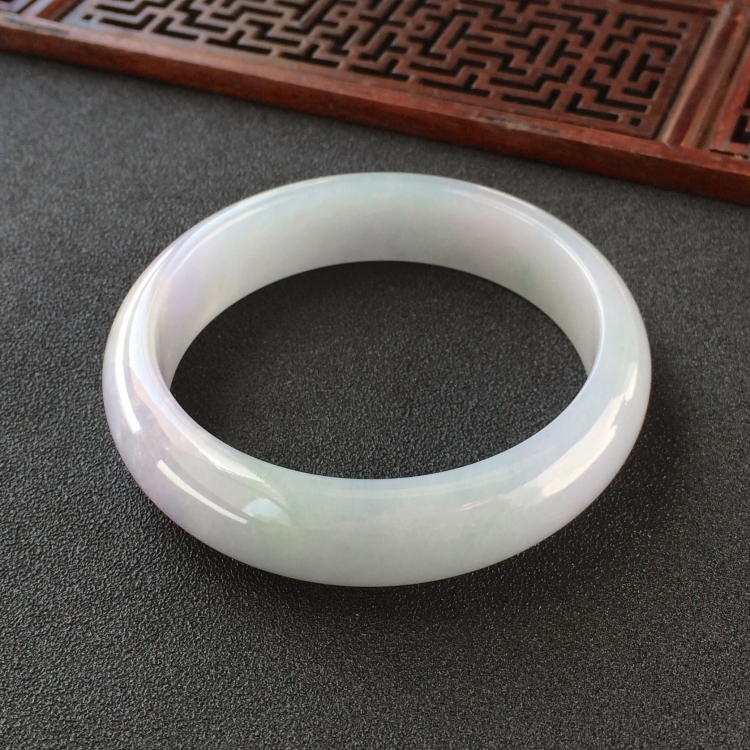 (超值推荐)糯冰种紫罗兰手镯(55.8mm)