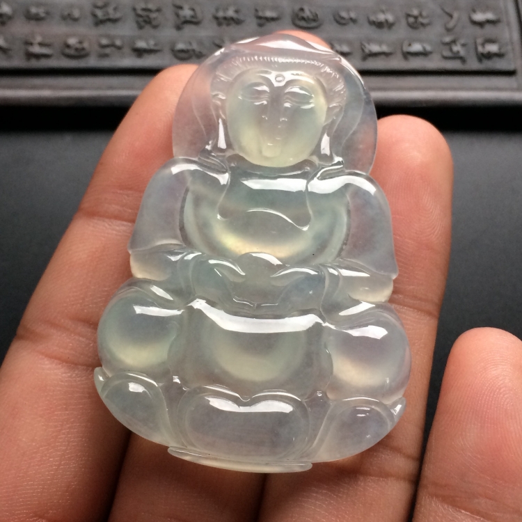 （超值推荐）冰种淡晴水观音挂件