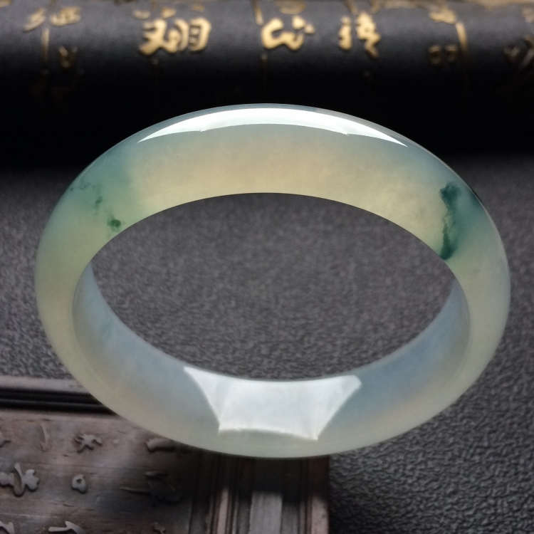 （超值推荐）冰种飘花手镯（57.2mm）