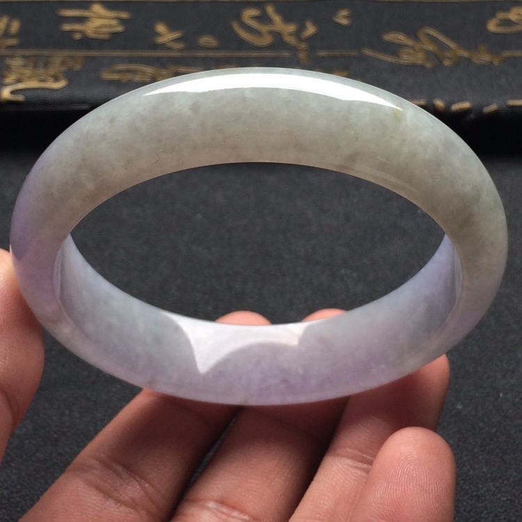 （超值推荐）糯冰种紫罗兰手镯（58.3mm）
