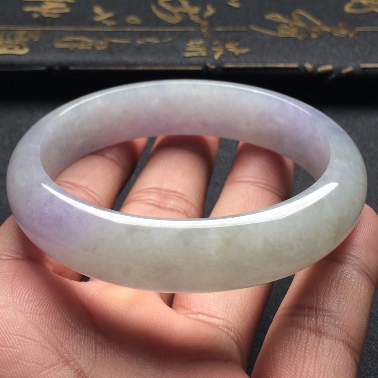 （超值推荐）糯冰种紫罗兰手镯（58.3mm）