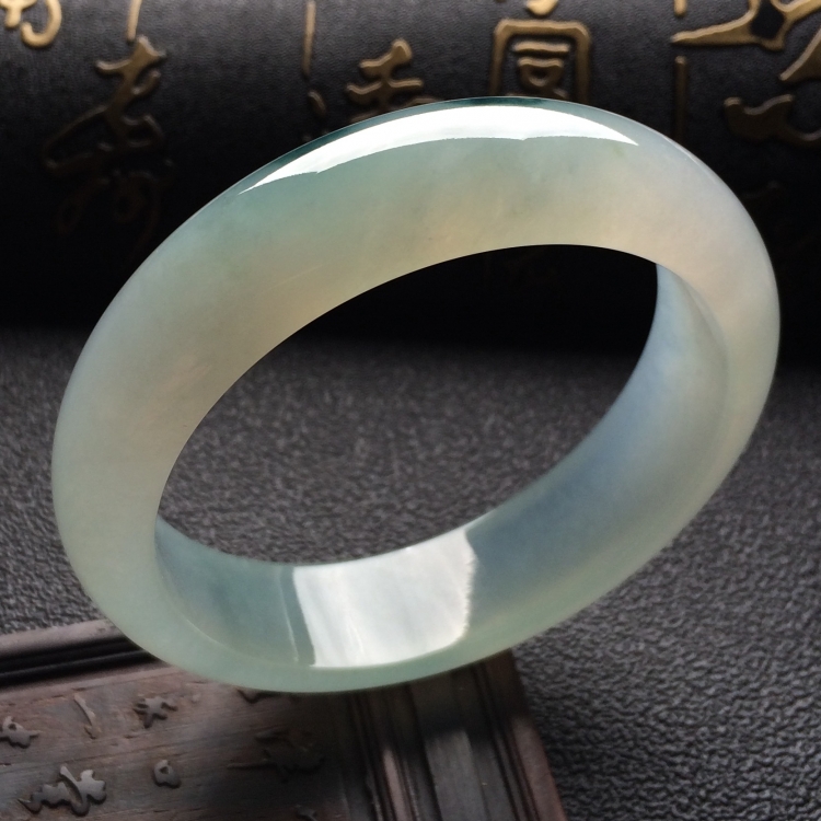 （超值推荐）冰种飘花手镯（59.4mm）