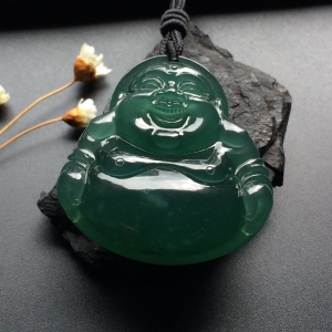 （超值推荐）冰种蓝水玉佛挂件