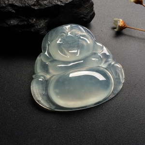 （超值推荐）冰种淡晴水玉佛挂件
