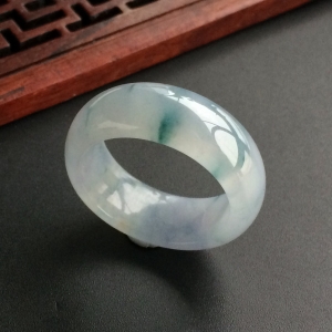 (超值推荐)冰种淡紫罗兰飘花指环