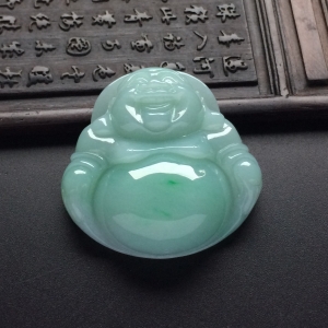 （超值推荐）糯冰种晴水玉佛挂件