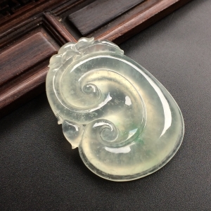 （超值推荐）冰种飘翠如意挂件