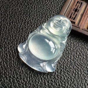 (超值推荐)冰种晴水站佛挂件