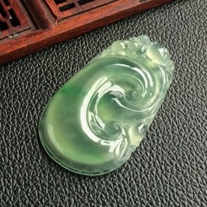 (超值推荐)冰种晴水飘花如意挂件