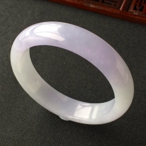 (超值推荐)糯冰种紫罗兰手镯(57.4mm)