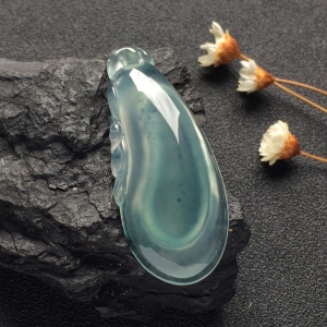 （超值推荐）冰种晴水飘花福瓜挂件