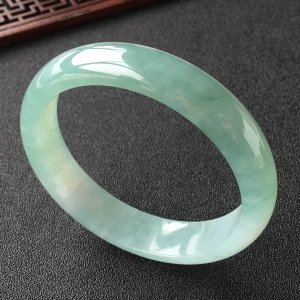 (超值推荐)糯冰种晴水手镯(60mm)