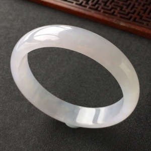 (超值推荐)糯冰种淡紫罗兰手镯(55.8mm)