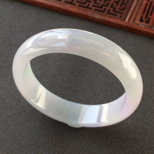 (超值推荐)糯冰种紫罗兰手镯(55.8mm)