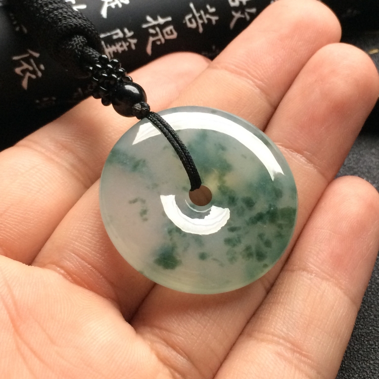 （超值推荐）冰种飘花平安扣挂件