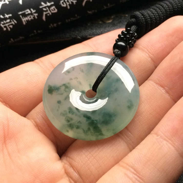 （超值推荐）冰种飘花平安扣挂件