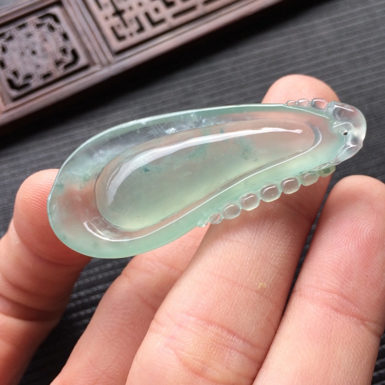 (超值推荐)冰种晴水福瓜挂件