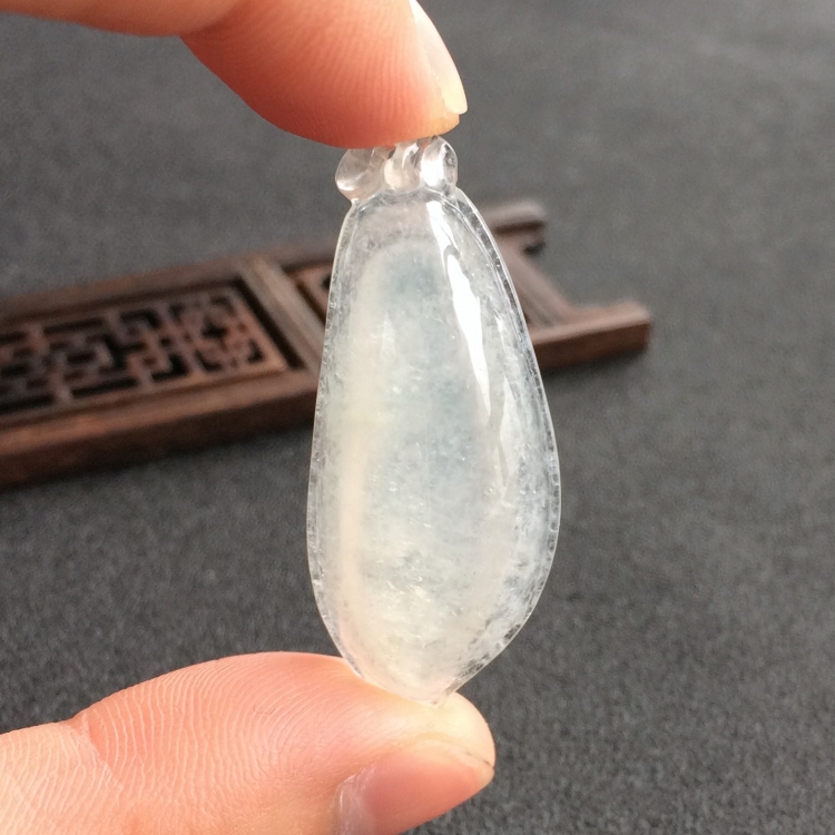 (超值推荐)冰种淡晴水福瓜挂件