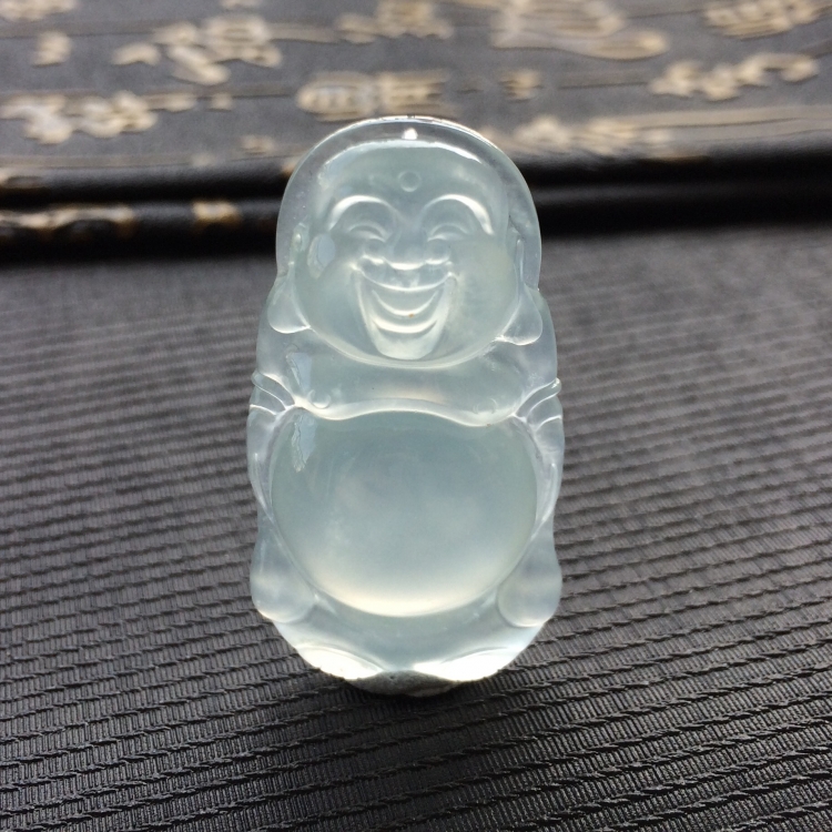 (超值推荐)冰种淡晴水站佛挂件