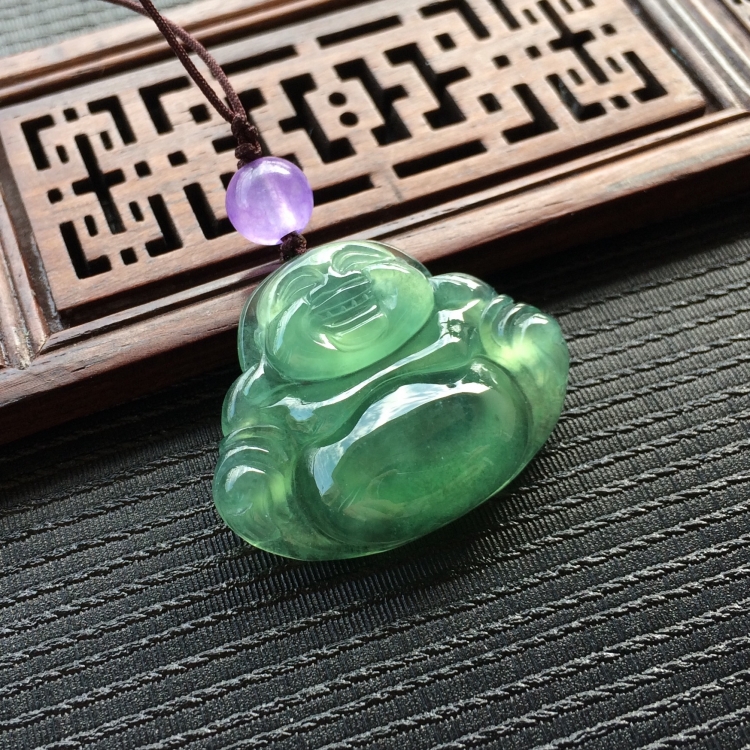 (超值推荐)冰种晴水玉佛挂件