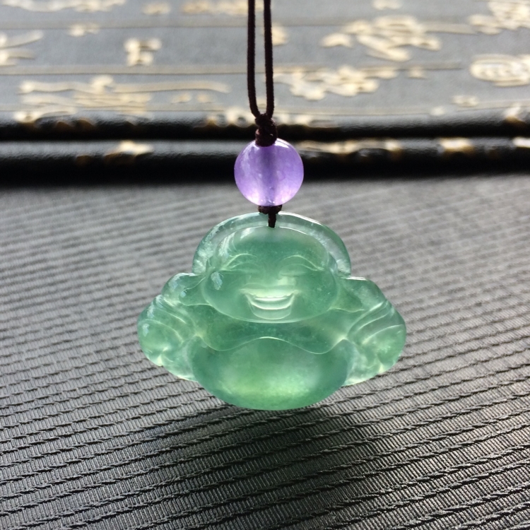 (超值推荐)冰种晴水玉佛挂件