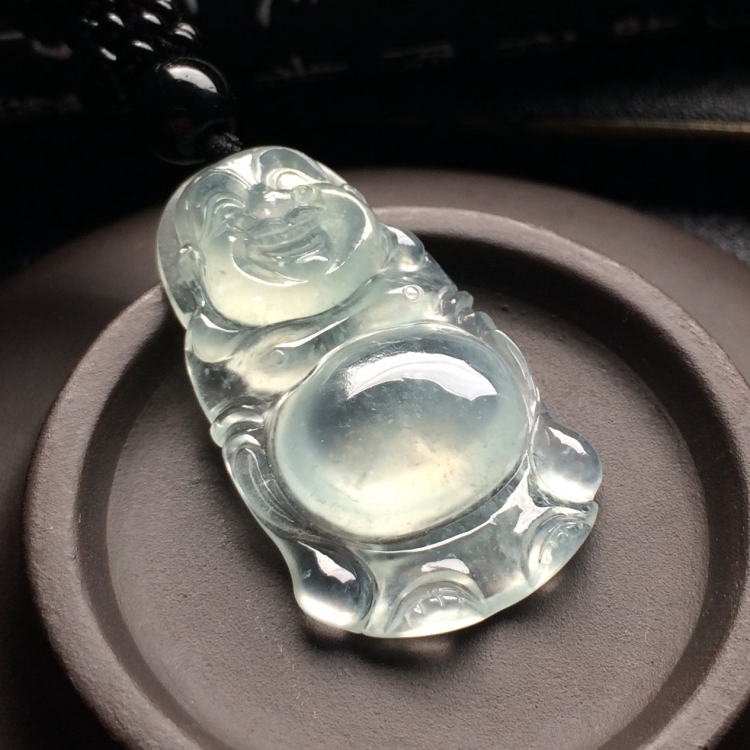 （超值推荐）冰种淡晴水站佛挂件
