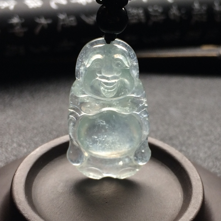 （超值推荐）冰种淡晴水站佛挂件