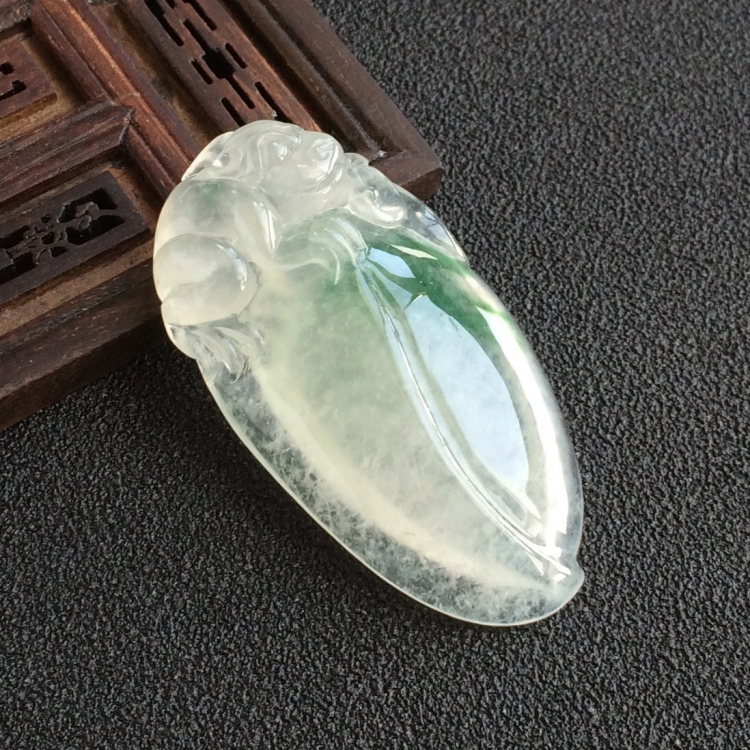 (超值推荐)冰种飘花福瓜挂件