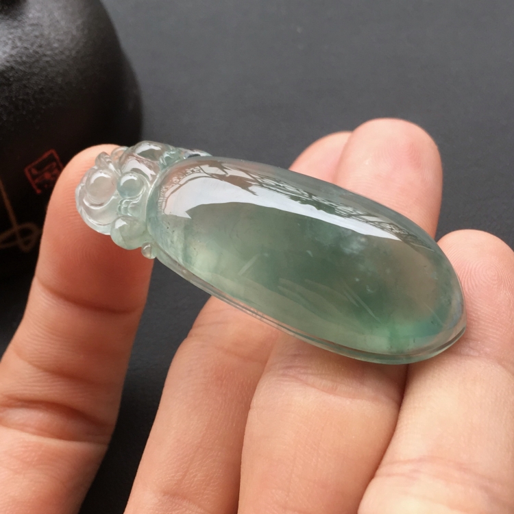 (超值推荐)冰种晴水福瓜挂件