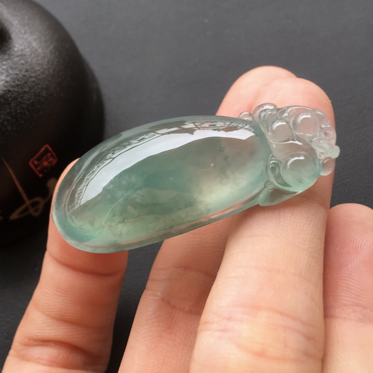 (超值推荐)冰种晴水福瓜挂件