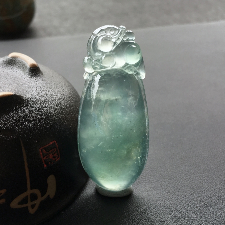 (超值推荐)冰种晴水福瓜挂件