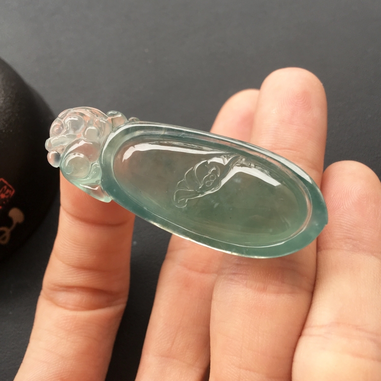 (超值推荐)冰种晴水福瓜挂件