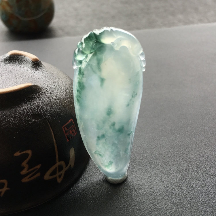 (超值推荐)冰种飘花福瓜挂件