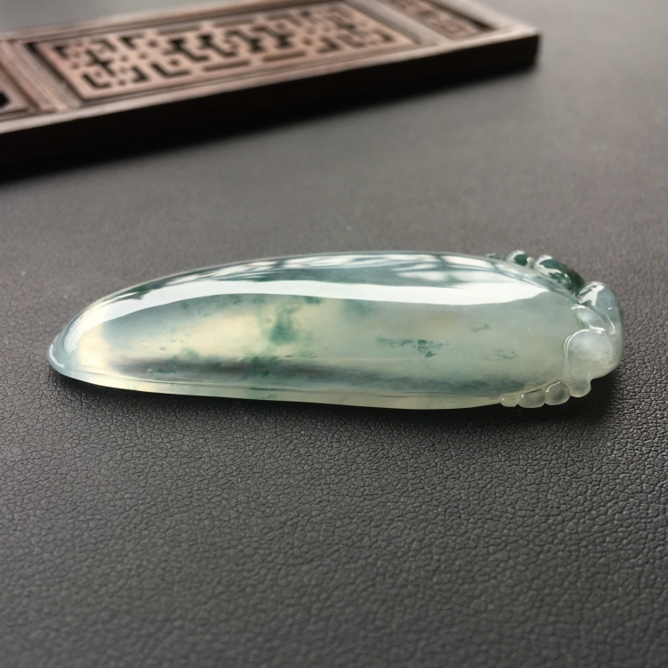 (超值推荐)冰种飘花福瓜挂件