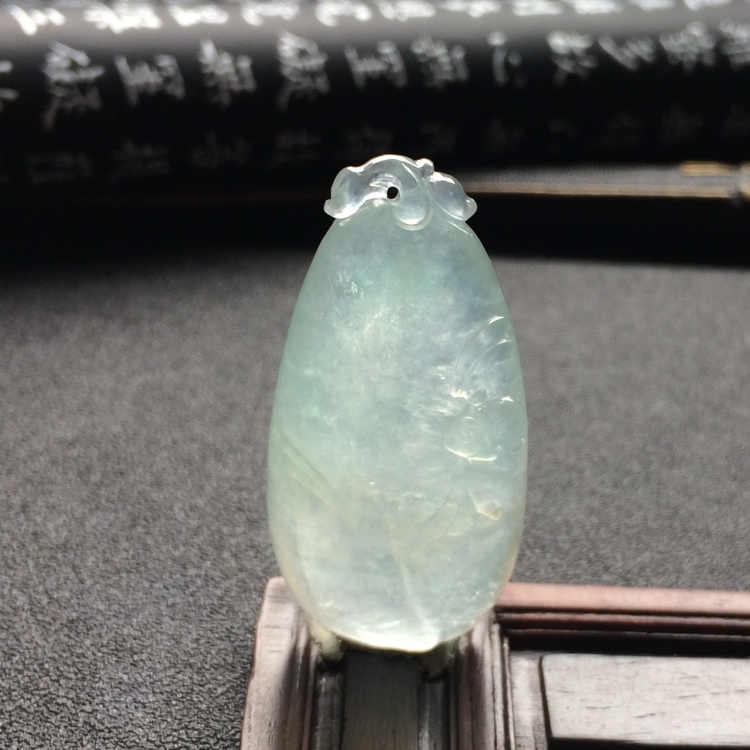 （超值推荐）冰种淡晴水福瓜挂件