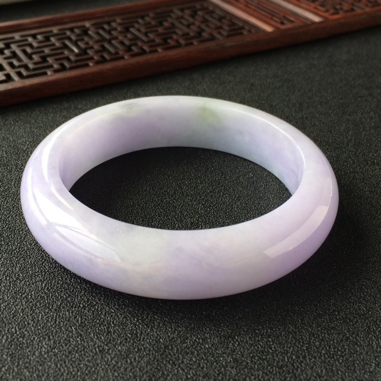 (超值推荐)糯冰种紫罗兰手镯(55.5mm)