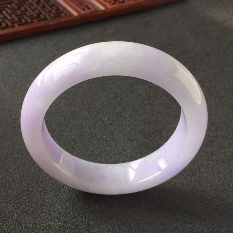 (超值推荐)糯冰种紫罗兰手镯(55.5mm)