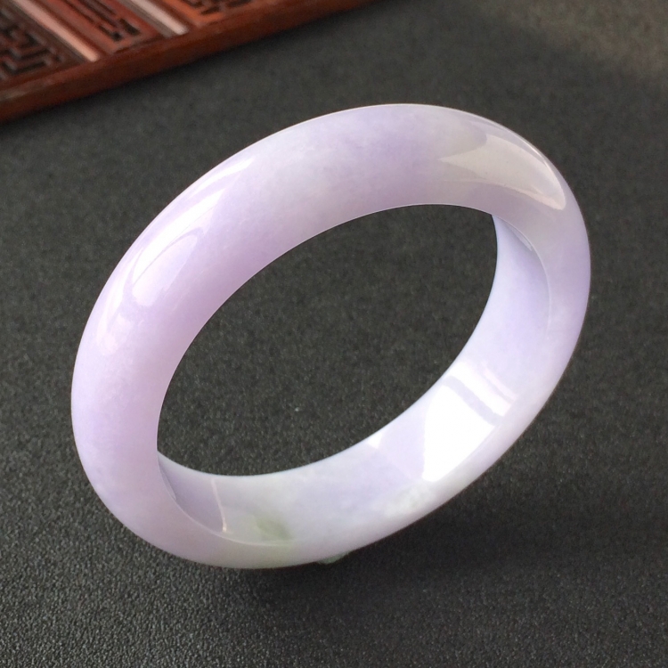 (超值推荐)糯冰种紫罗兰手镯(55.5mm)