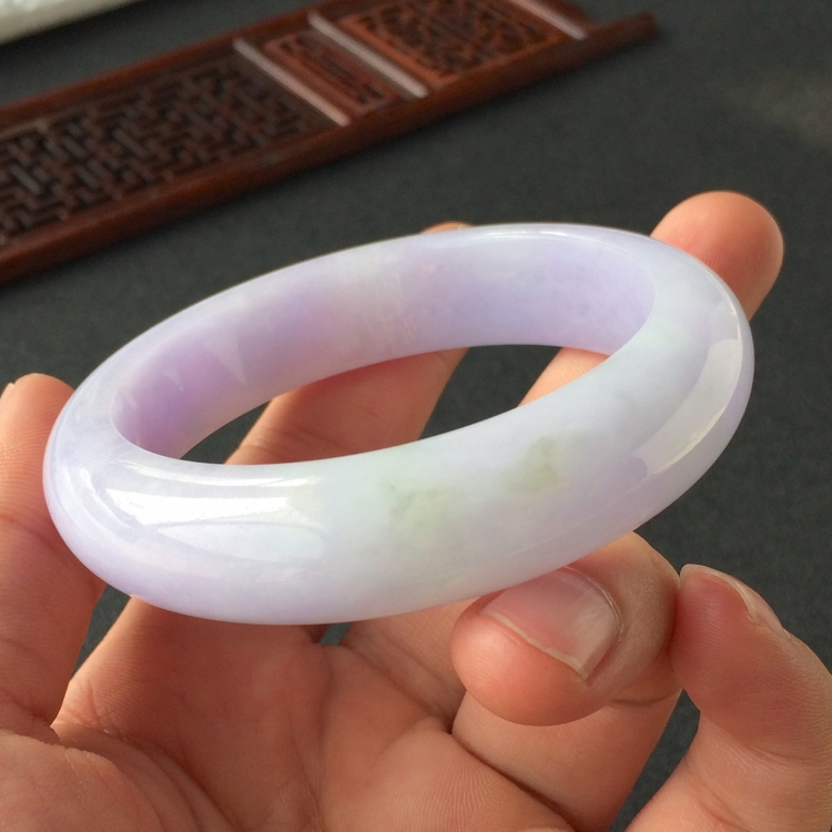 (超值推荐)糯冰种紫罗兰手镯(55.5mm)