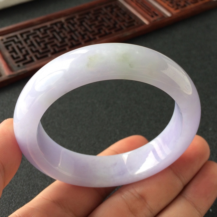 (超值推荐)糯冰种紫罗兰手镯(55.5mm)