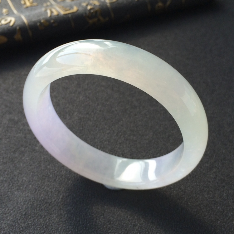 (超值推荐)冰种淡紫罗兰手镯(57.4mm)
