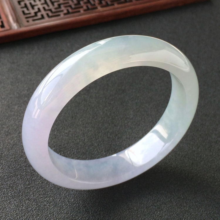 (超值推荐)糯冰种紫罗兰手镯(58.5mm)