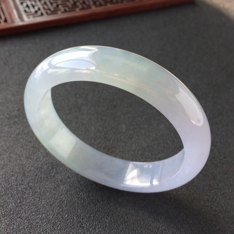 (超值推荐)糯冰种紫罗兰手镯(58.5mm)